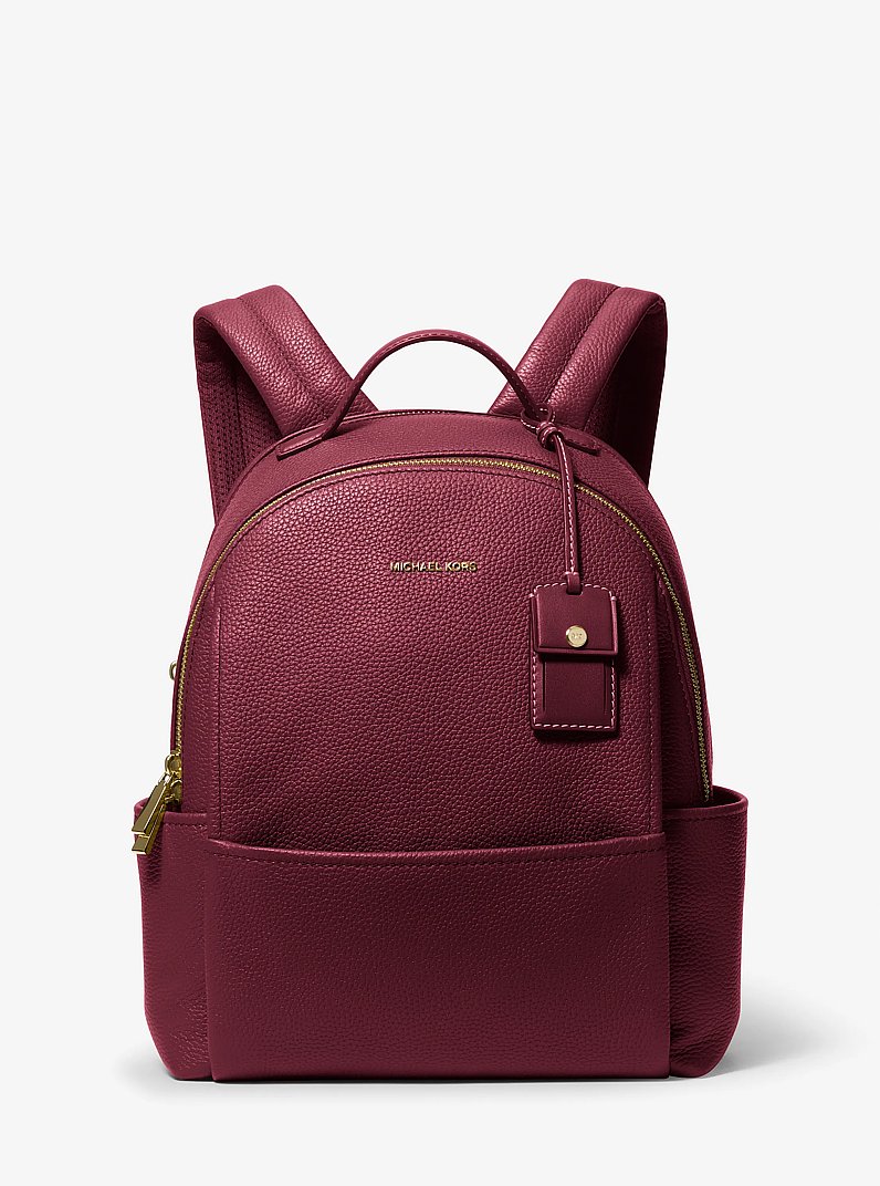 Sable Medium Pebbled Leather Backpack in MULBERRY | Michael Kors