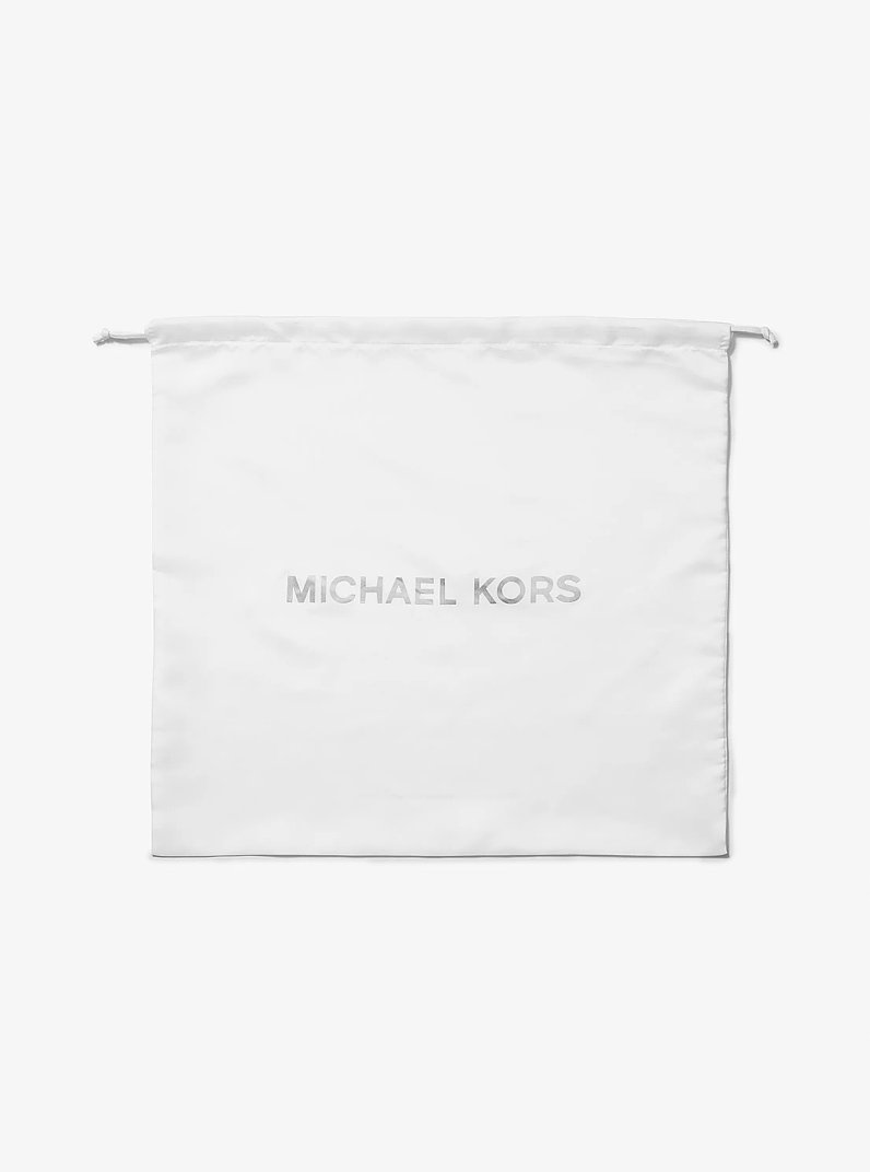 Medium Logo Woven Dust Bag in WHITE | Michael Kors