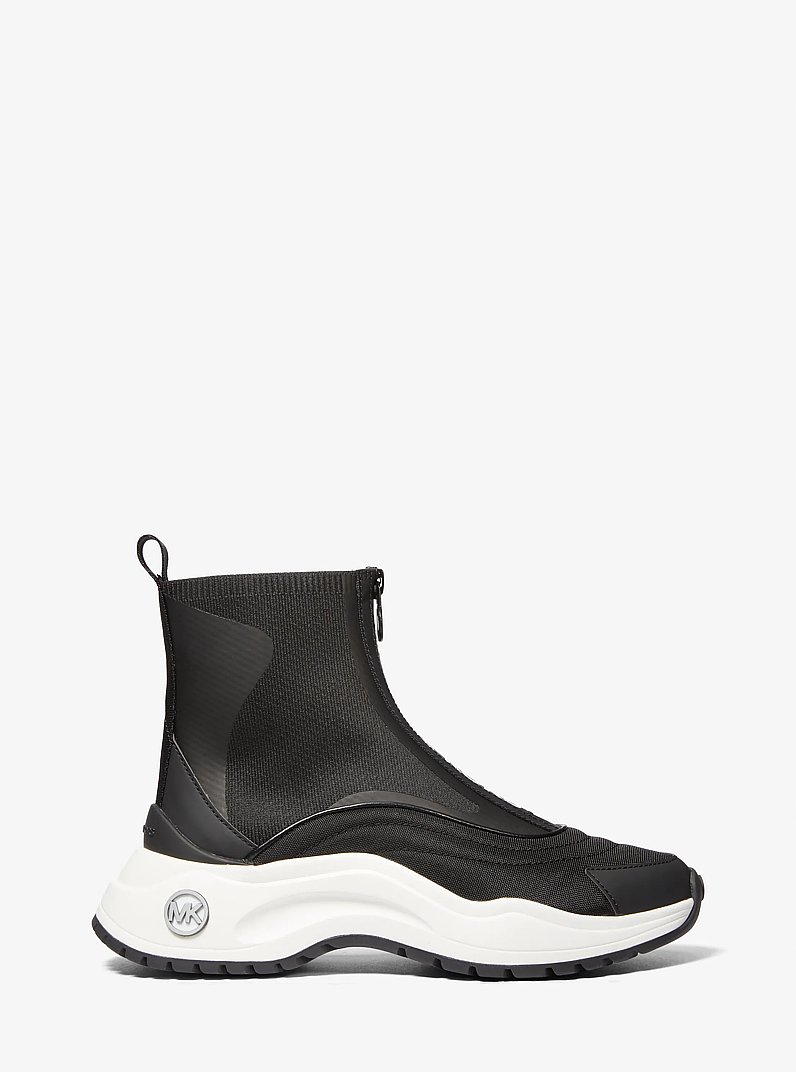 Zapatilla Dara de lona y punto el&aacute;stico