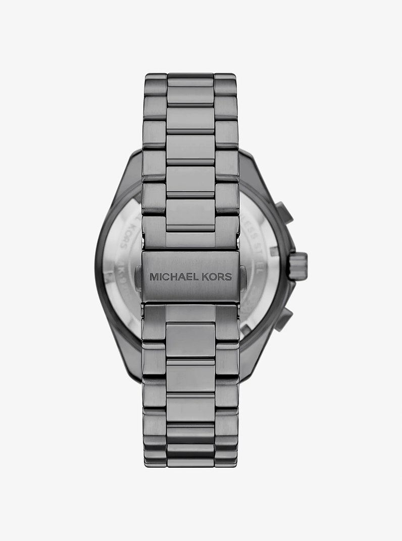 Oversized Maritime Gunmetal Watch in GUNMETAL | Michael Kors