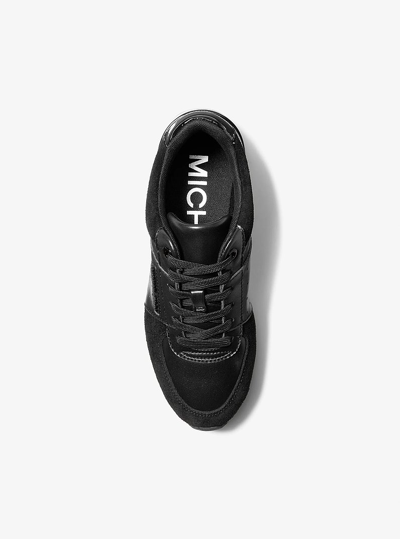 Sneaker Artis aus Materialmix in SWZ/BRAUN | Michael Kors