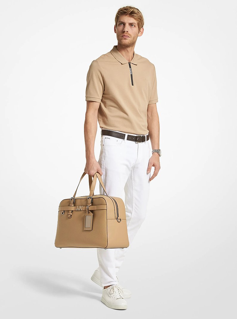 Sac de voyage Hudson en cuir grain&eacute;