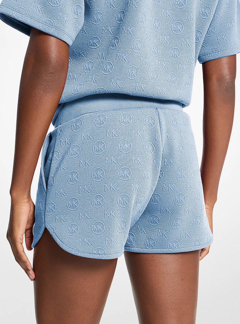 Logo Jacquard Knit Shorts - thumbnail 4