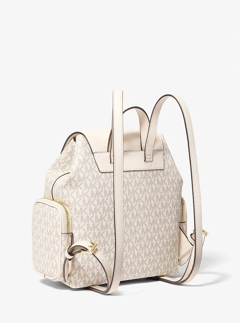 Mochila cargo Merrit peque&ntilde;a con logotipo exclusivo in CREMA CLARO MULTICOLOR | Michael Kors