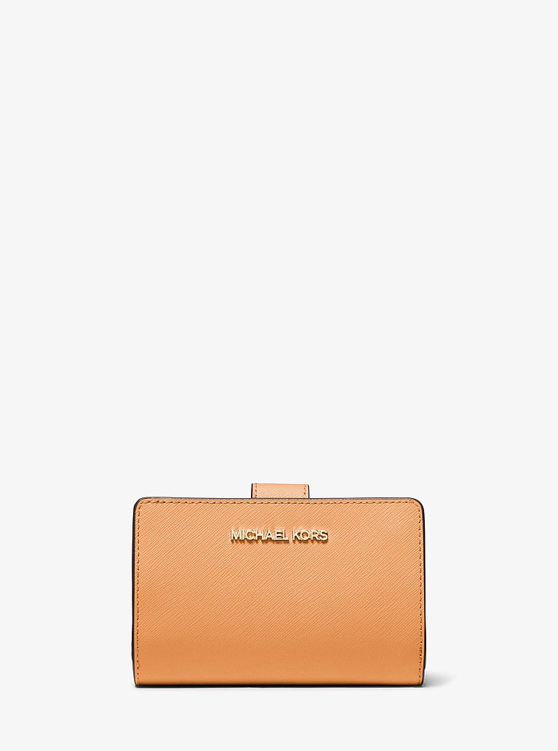 Cartera mediana de piel de grano cruzado in SIDRA | Michael Kors