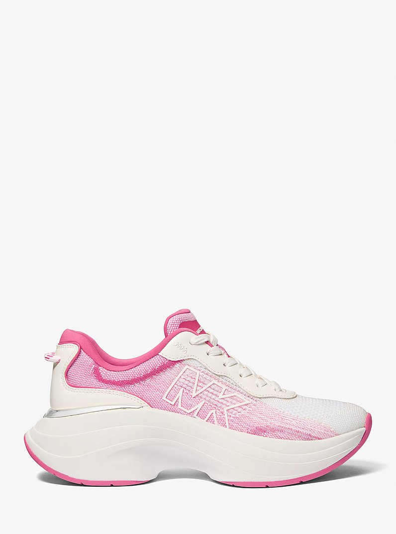 Athena Ombr&eacute; Stretch Knit Trainer in FRENCH PINK | Michael Kors