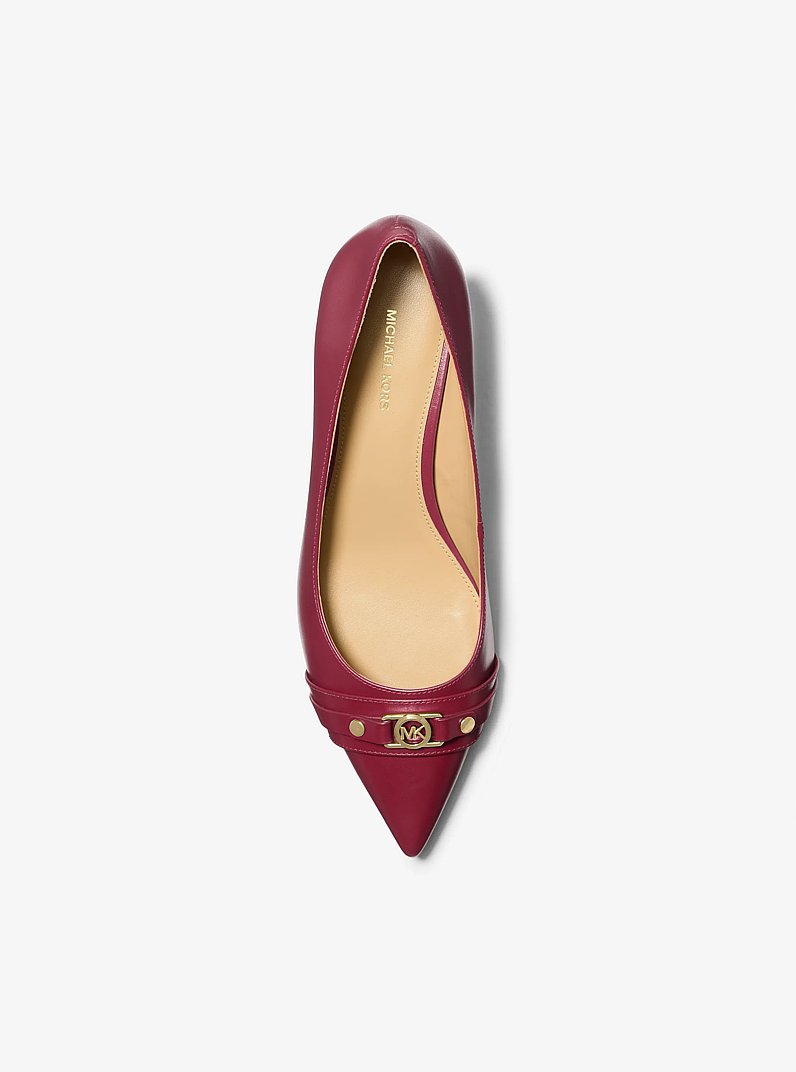 Mandy Flex Leather Pump in MULBERRY | Michael Kors