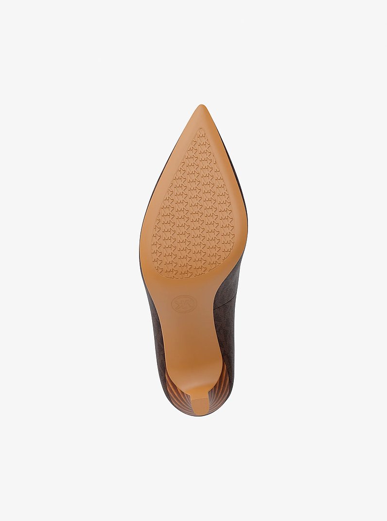 Willa Signature Logo Pump in BROWN | Michael Kors