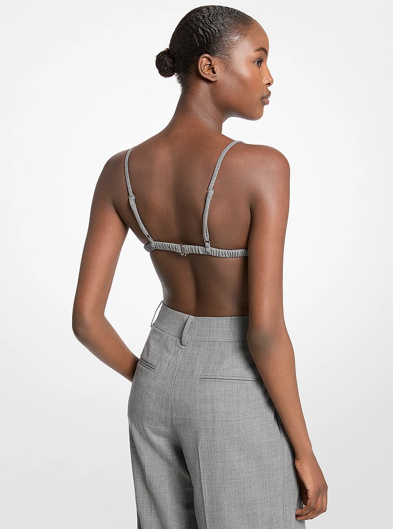 Stretch Tropical Wool Bralette