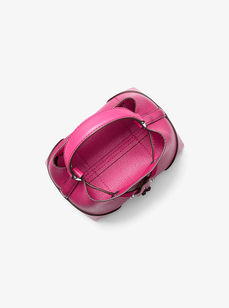 Petit sac seau Mercer en cuir grain&eacute; in PITAYA | Michael Kors