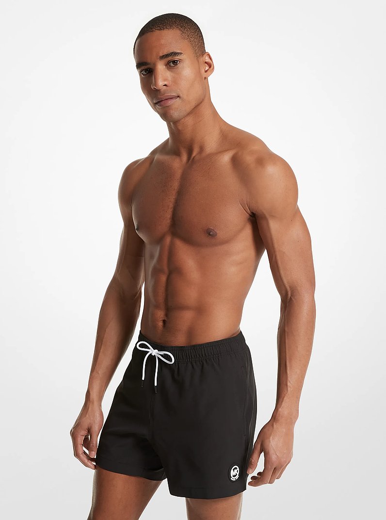 Woven Swim Trunks in BLACK | Michael Kors