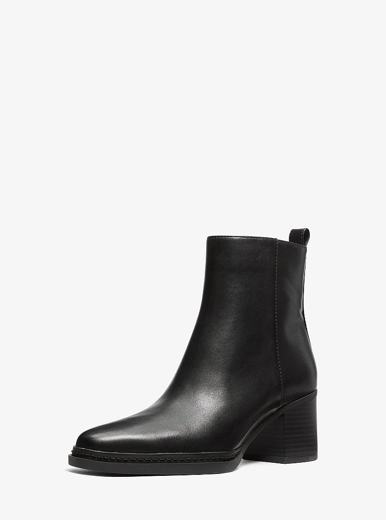 Stivale Lex in pelle in NERO | Michael Kors