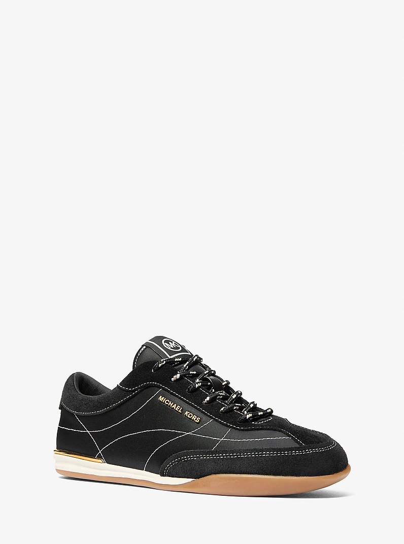 Sneaker Nolan aus Wildleder und Nylon in SCHWARZ | Michael Kors