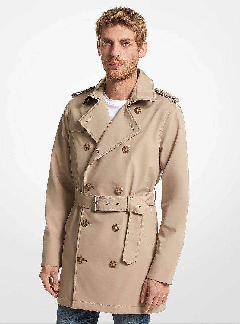 Woven Trench Coat in KHAKI | Michael Kors
