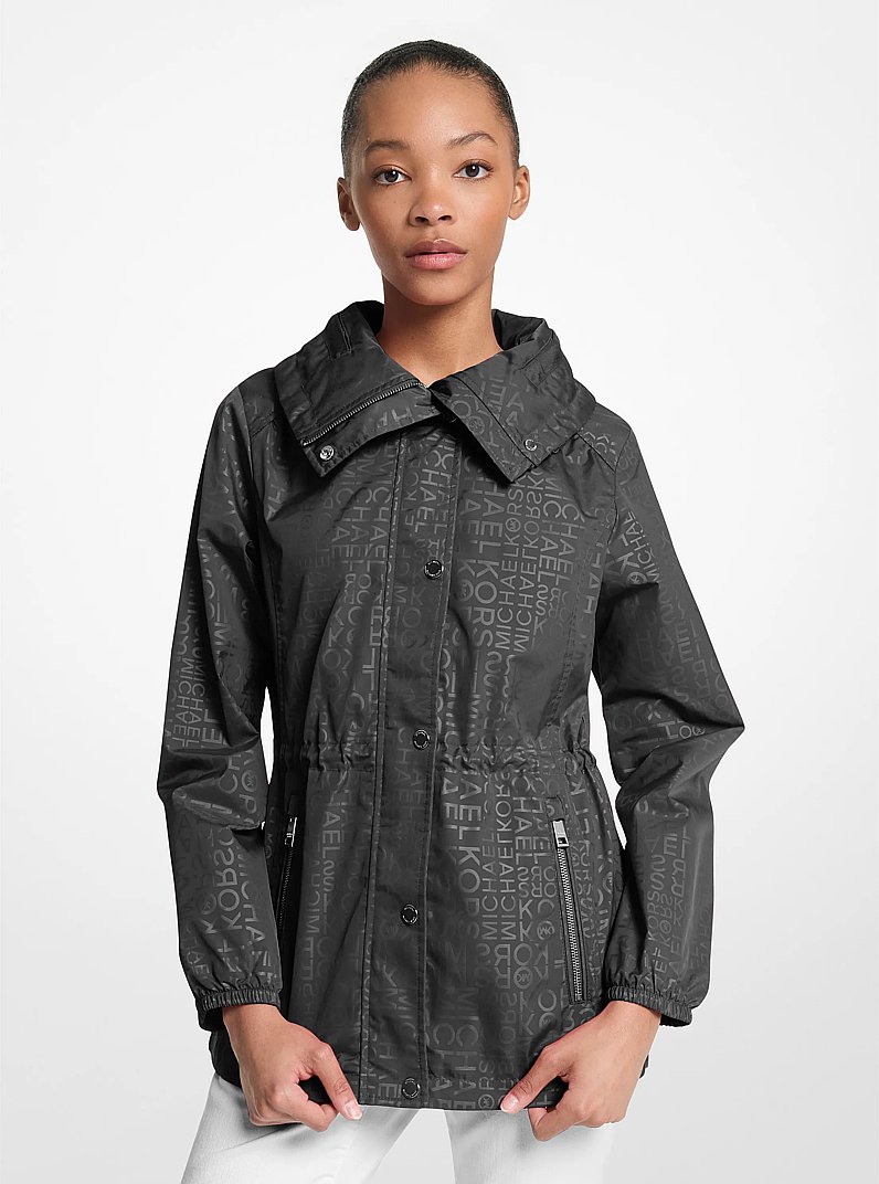 Anorak &agrave; logo in NOIR | Michael Kors