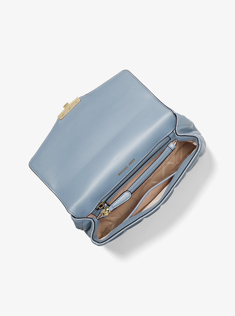 SoHo Large Quilted Leather Shoulder Bag