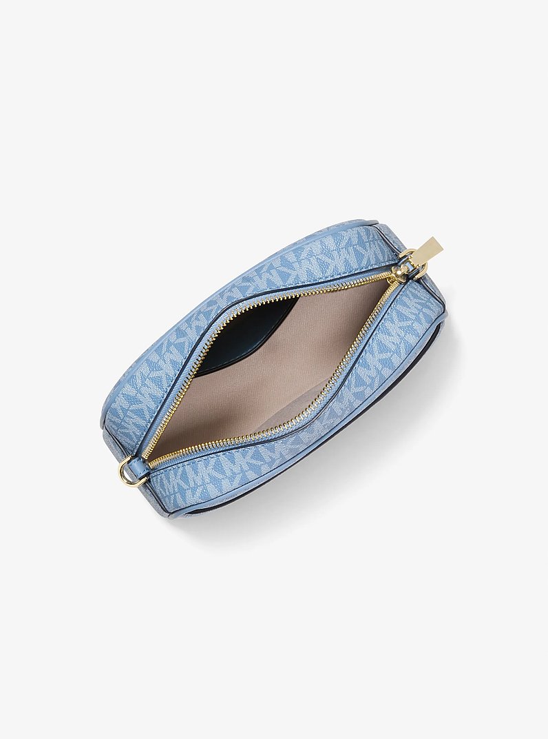Jet Set Small Signature Logo Camera Crossbody Bag in FRENCH BLUE | Michael Kors