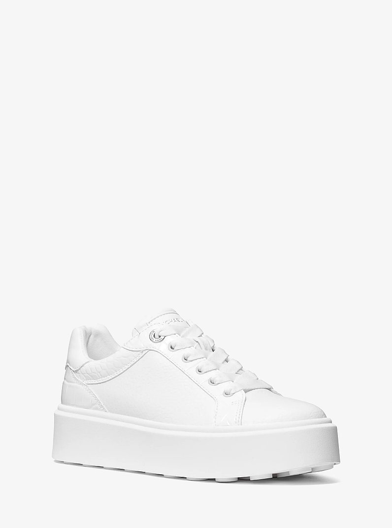 Romey Platform Sneaker in OPTIC WHITE | Michael Kors