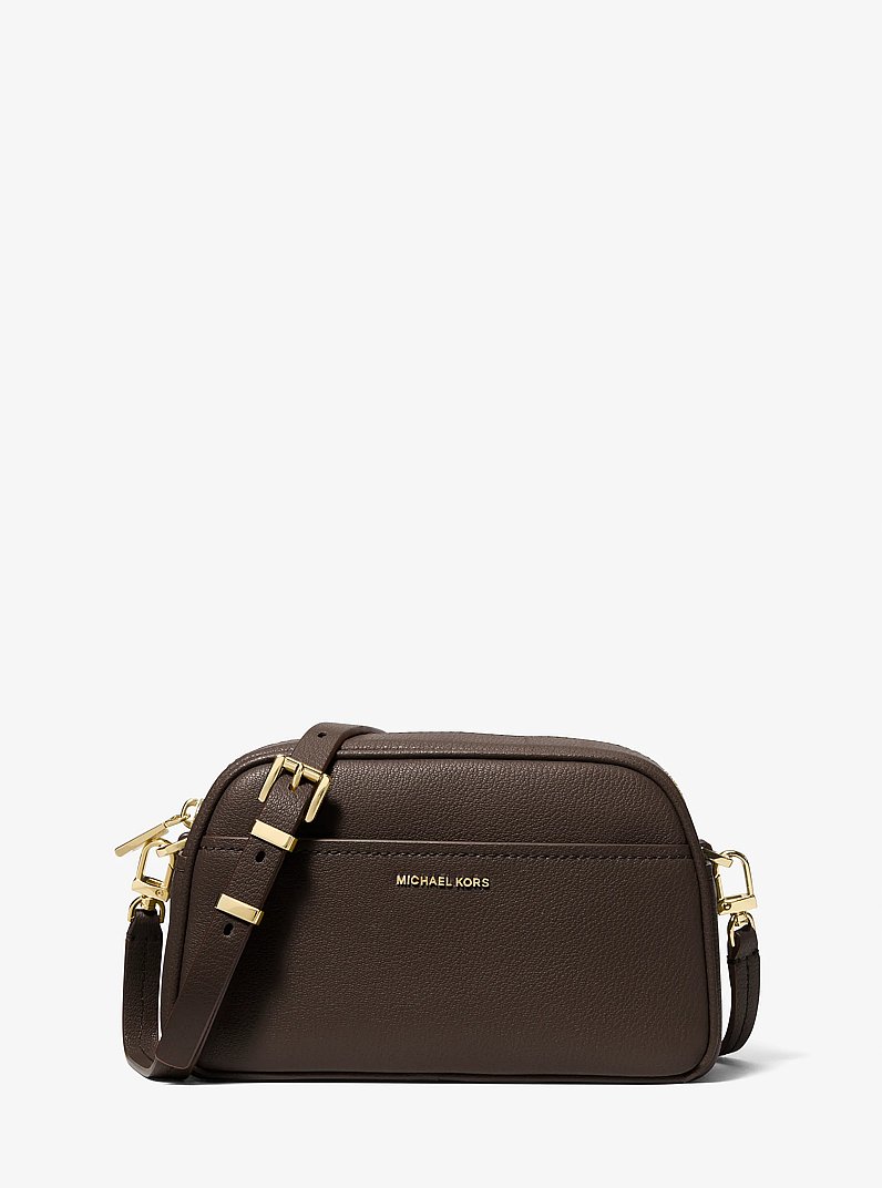 Kameratasche Jet Set Small aus Leder in SCHOKOLADE | Michael Kors