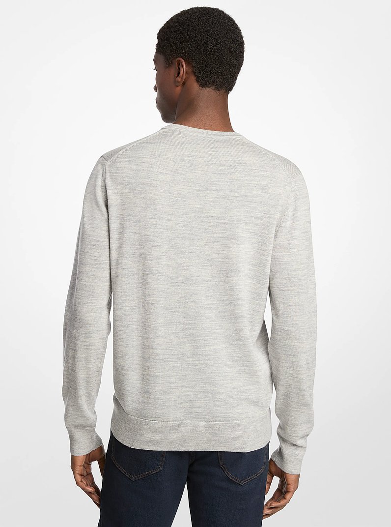 Wool Sweater in HEATHER GREY | Michael Kors