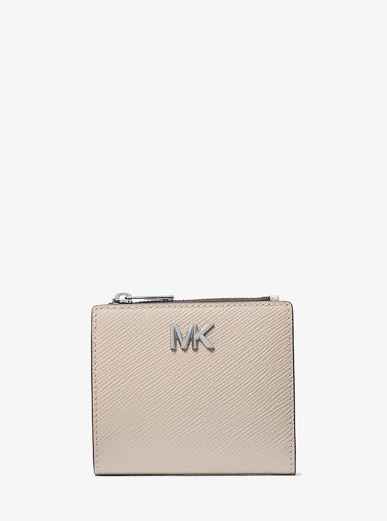 Edison Saffiano Leather Wallet in LIGHT SAND | Michael Kors