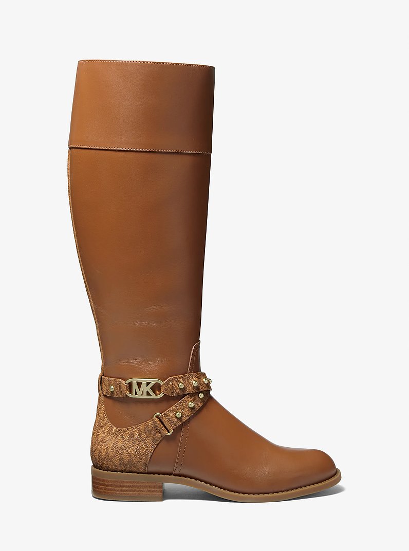 Kincaid Riding Boot in LUGGAGE | Michael Kors