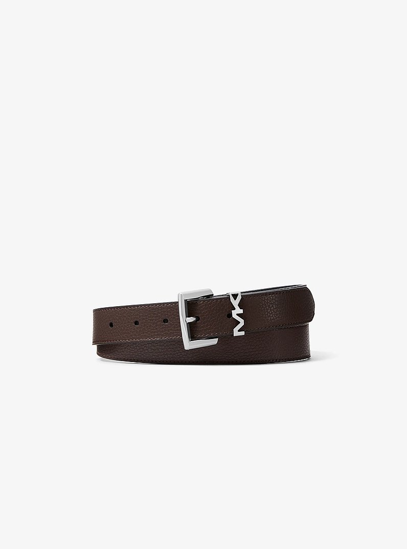Pebbled Leather Belt in MOCA | Michael Kors