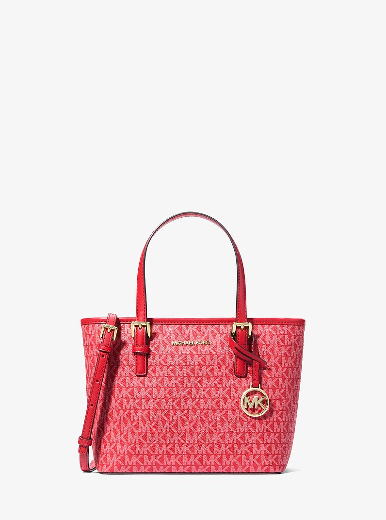 MICHAEL KORS バッグ Michael Michael Kors East West Jet Set Saffiano Top Zip Tote