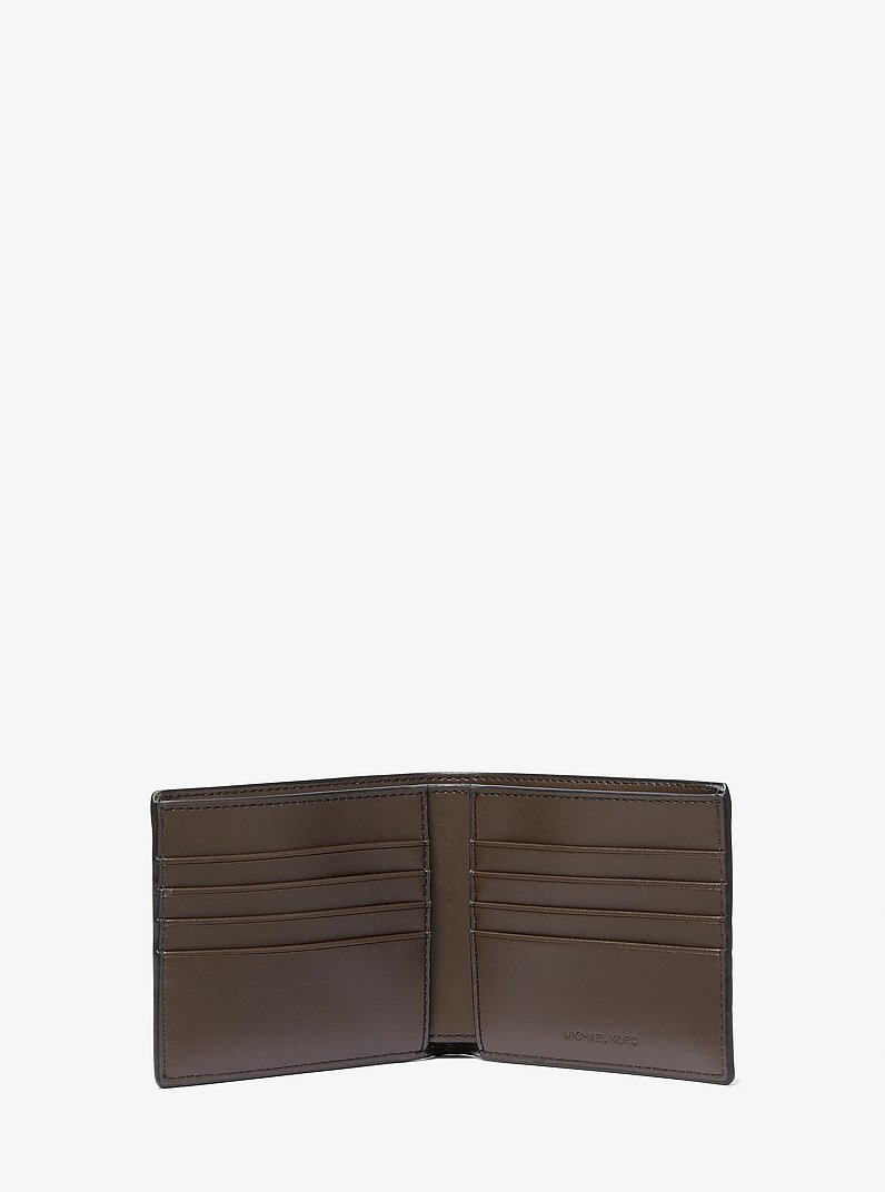 Logo Belt and Billfold Wallet Set