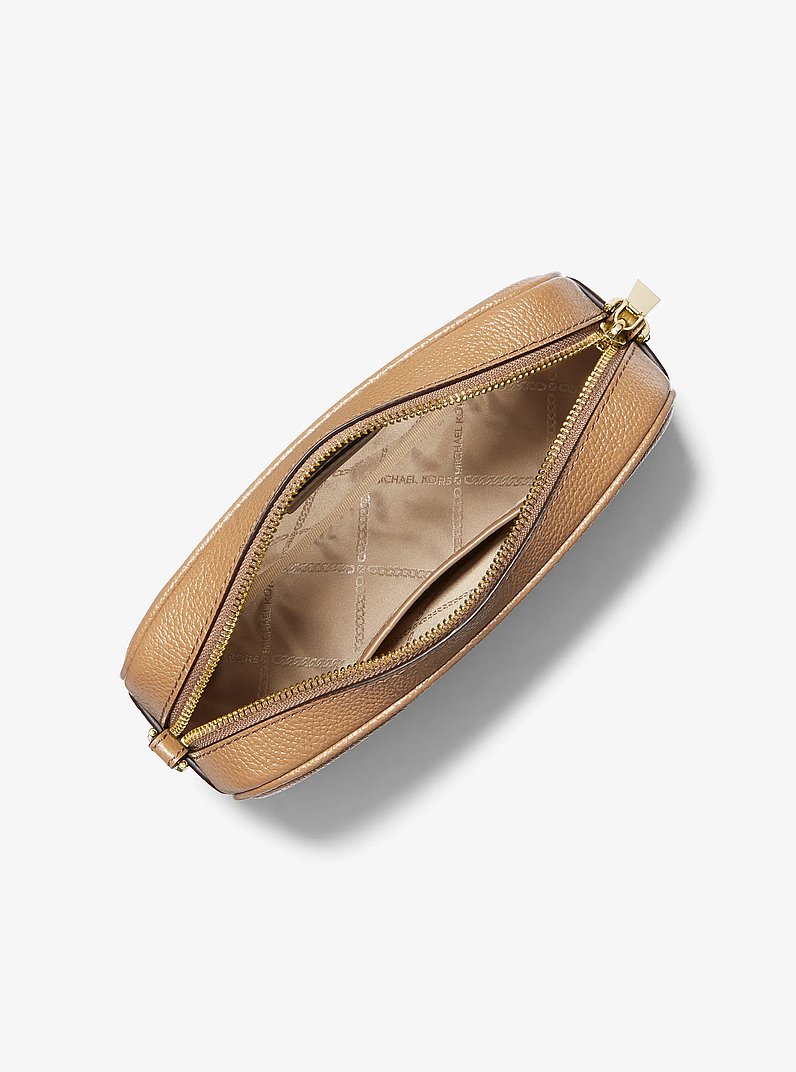 Ginny Leather Crossbody Bag in CAMEL - Sale | Michael Kors [US]