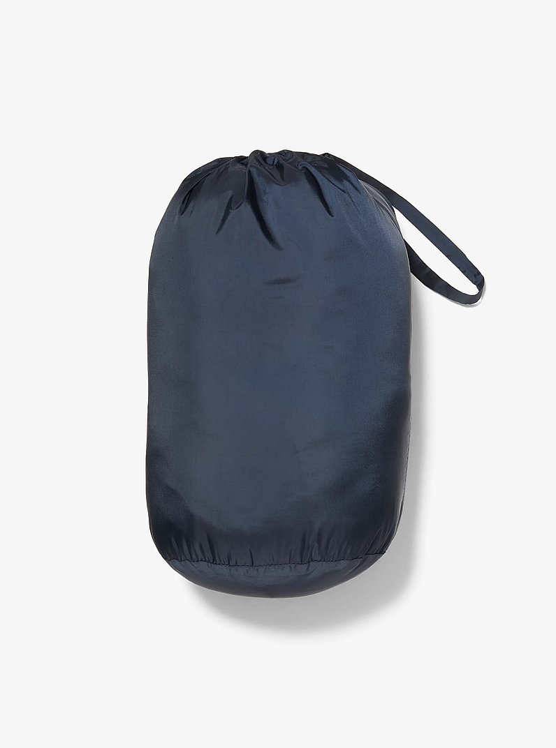 Signature Logo Reversible Jacket in MINUIT | Michael Kors