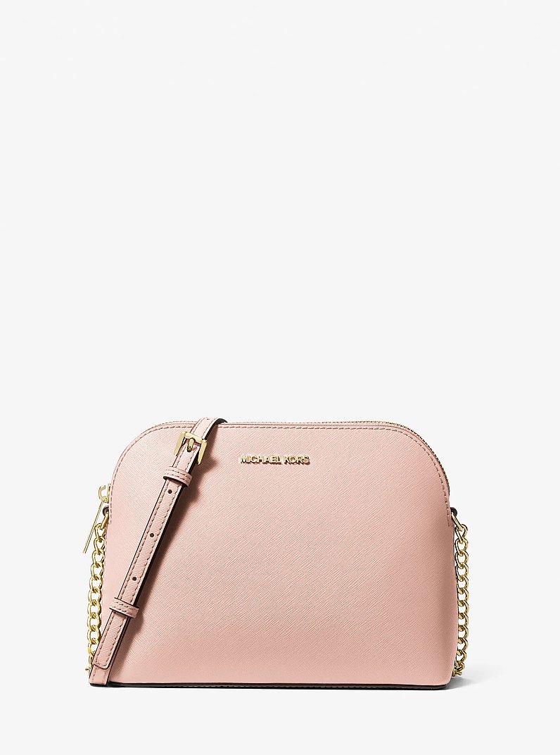 Borsa a tracolla Cindy grande in pelle in ROSA TENUE | Michael Kors