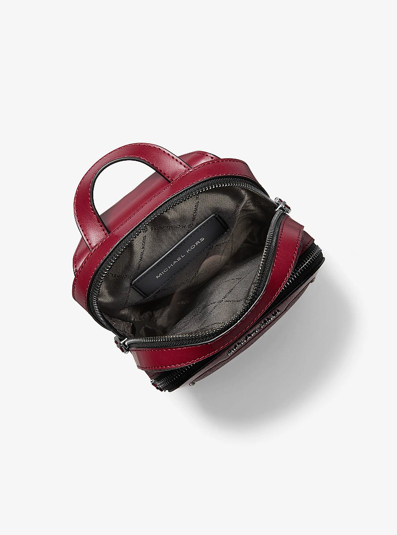 Sac &agrave; une bretelle Hudson &agrave; logo Signature in ROUGE PROFOND | Michael Kors
