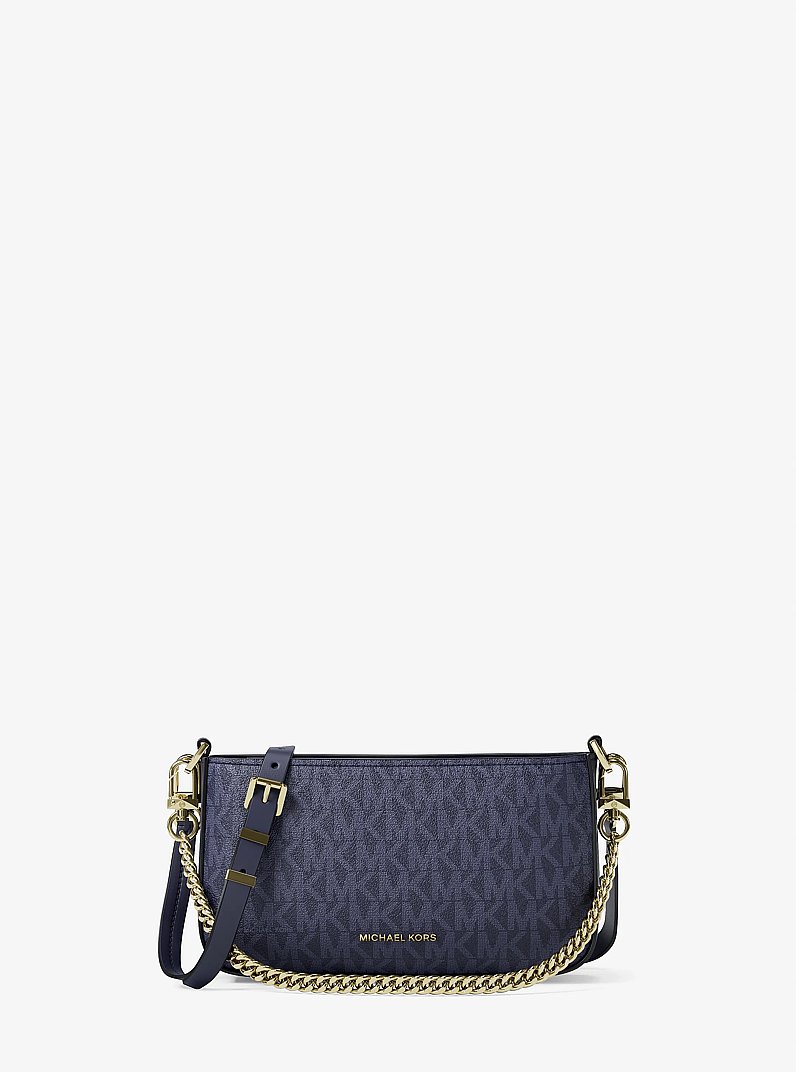 Pochette convertibile Bryant piccola con logo in ABITO BLUES | Michael Kors