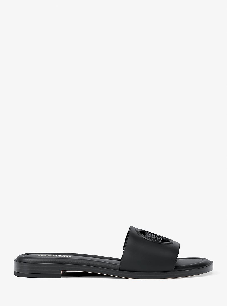 Carissa Slide Sandal in BLACK | Michael Kors