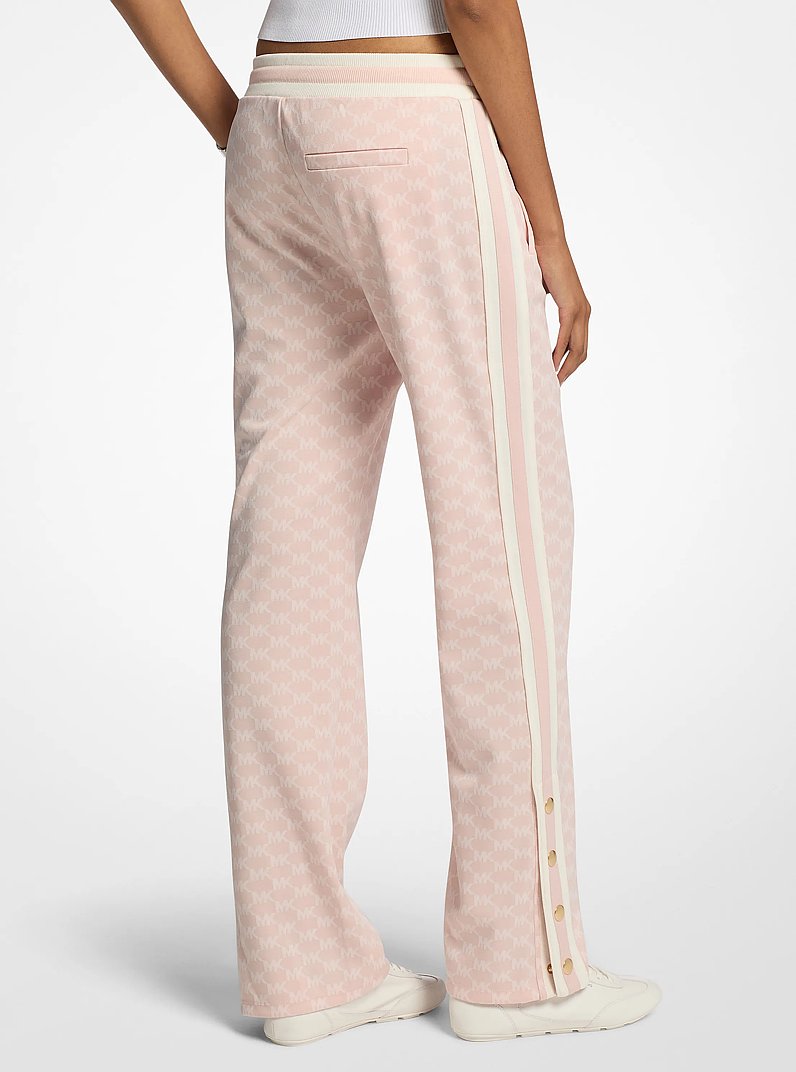 Logo Knit Track Pants in POWDER BLUSH | Michael Kors