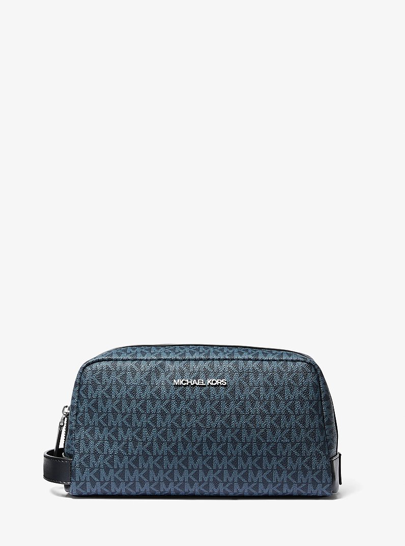 Trousse de toilette &agrave; logo Signature in AMIRAL/BLEU P&Acirc;LE | Michael Kors