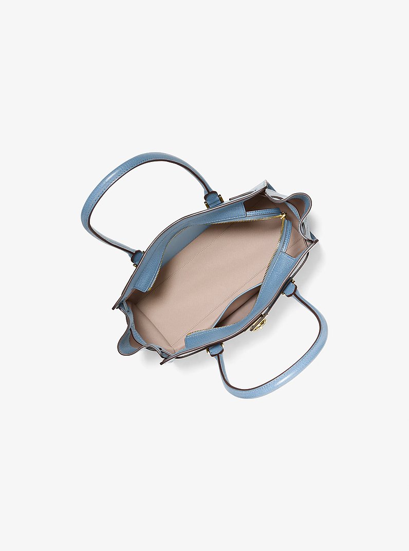 Hamilton Moderne Small Leather Satchel in FRENCH BLUE | Michael Kors