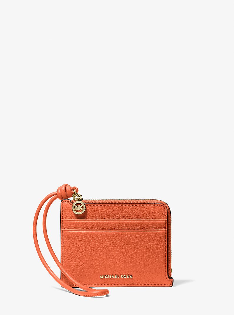 Bolso pulsera Jet Set peque&ntilde;o de piel granulada con tarjetero in MIMOSA | Michael Kors