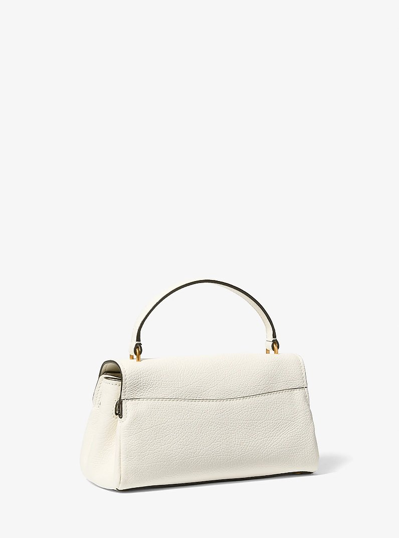 Borsa a Tracolla morbida Hamilton Moderne in pelle testurizzata extra-small in GUSCIO D'UOVO | Michael Kors