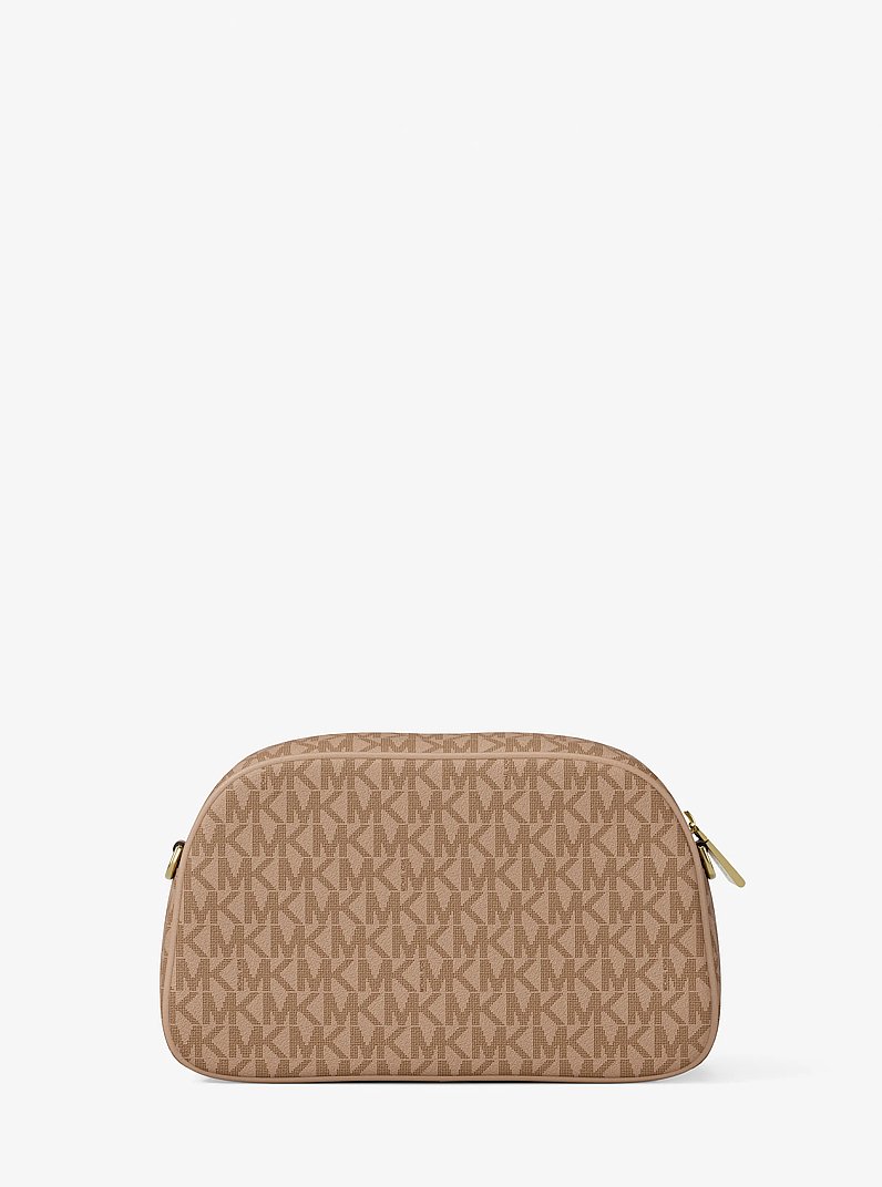 Camera bag a tracolla Jet Set piccola con logo in CACHI | Michael Kors