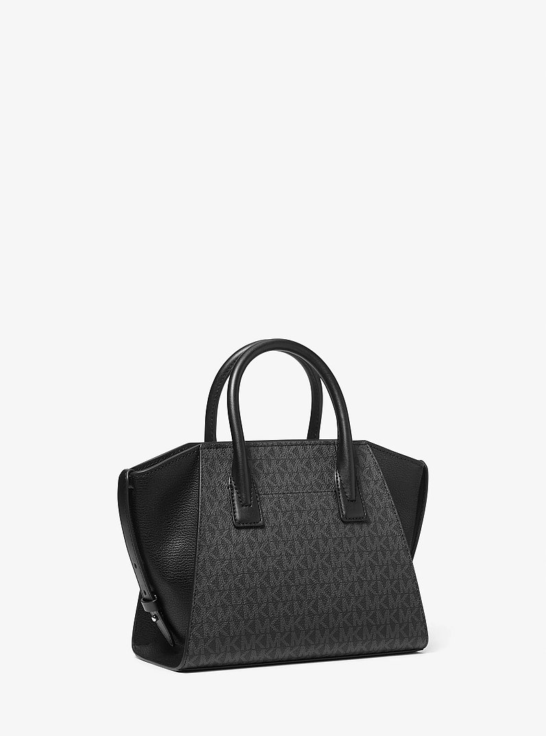 Avril Small Logo Top-Zip Satchel