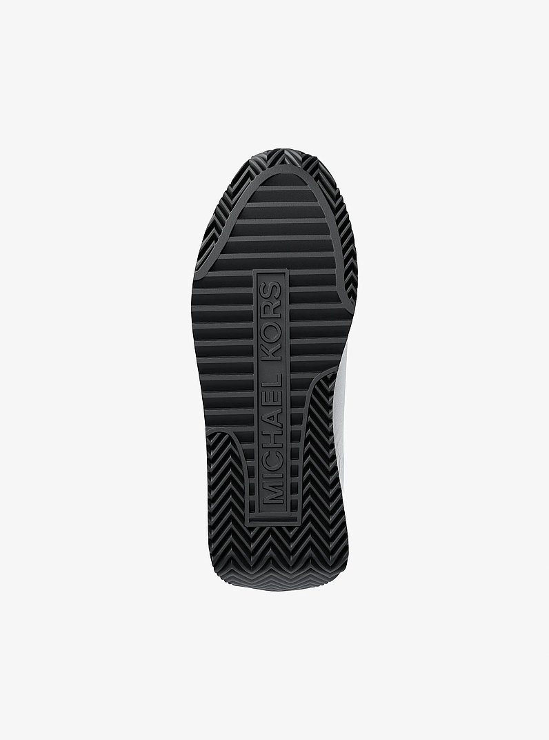 Rhodes Mixed-Media Trainer in FRCH BLU MLT | Michael Kors