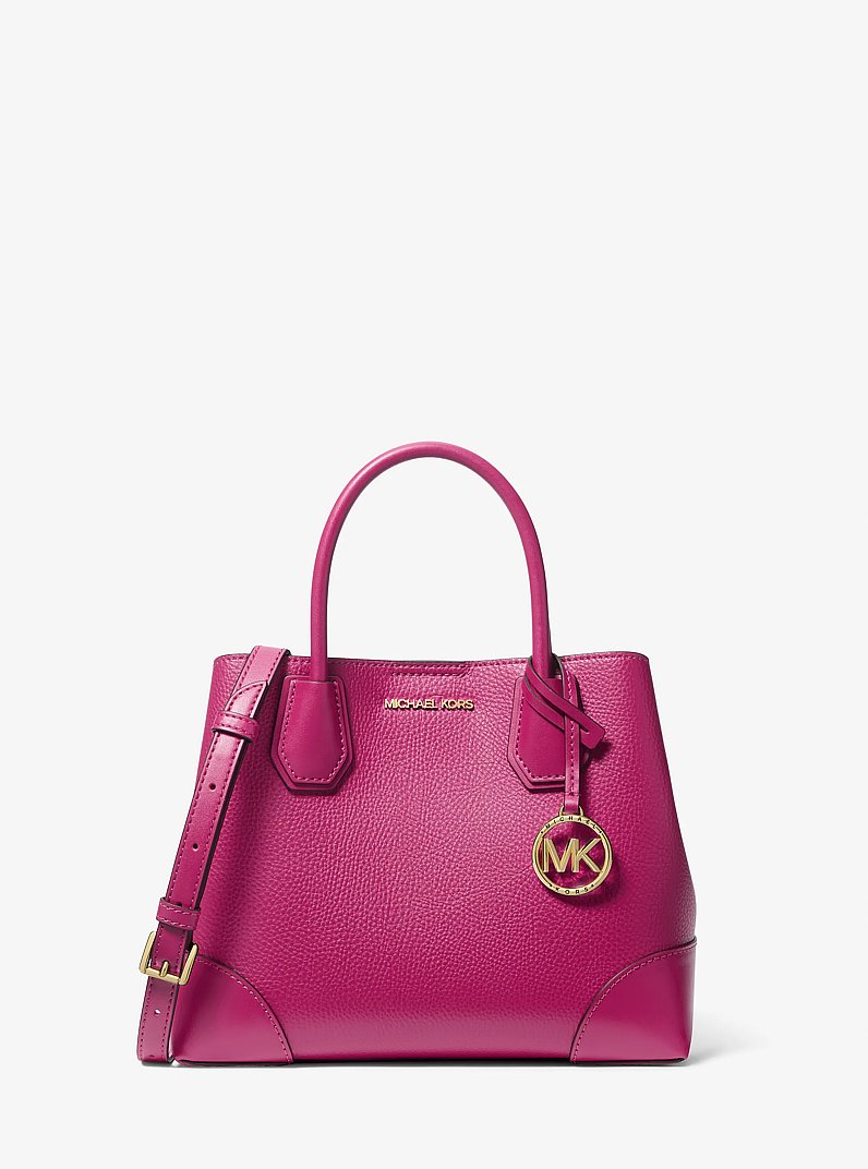 Mercer Gallery Small Satchel in DEEP FUCHSIA | Michael Kors