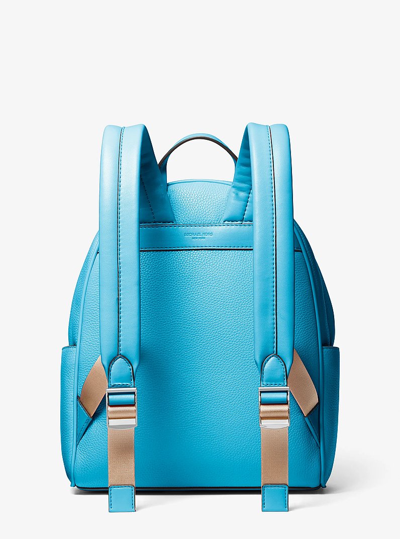 Mochila Bex mediana de piel granulada in AZUL SANTORINI | Michael Kors