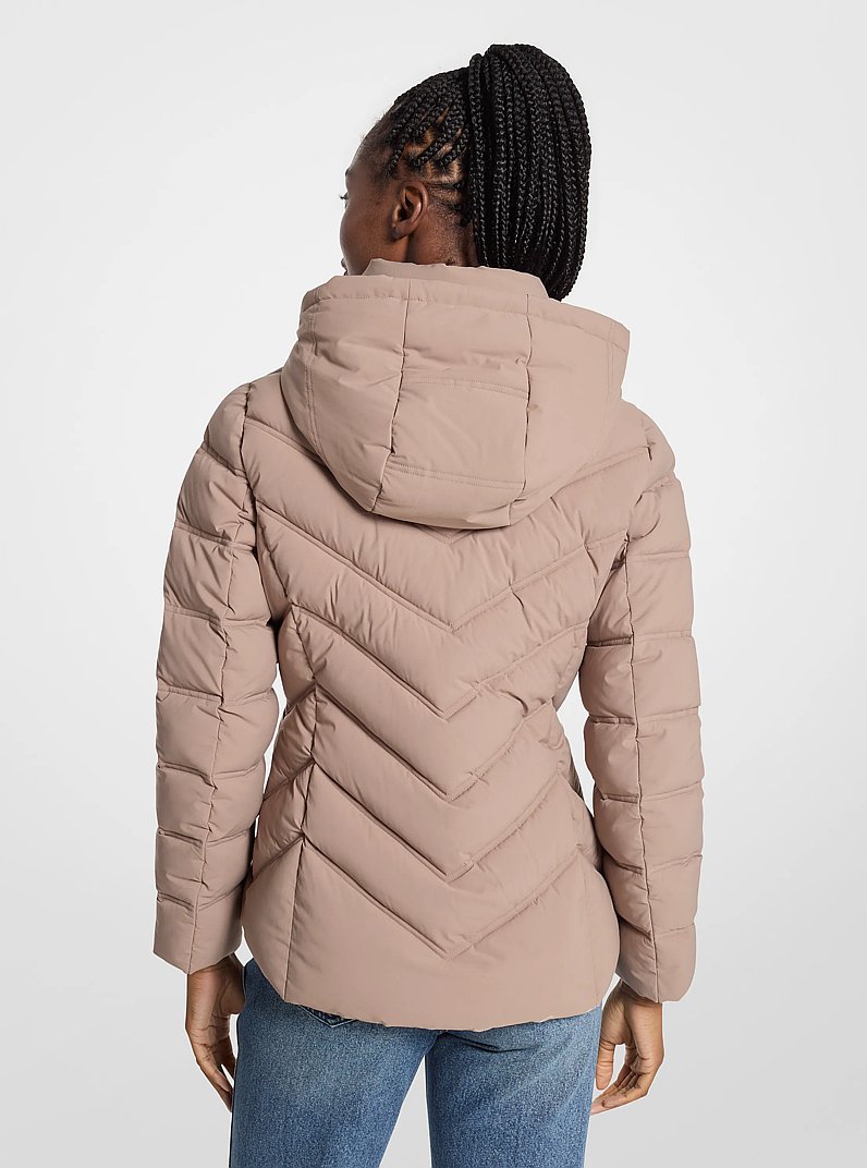 Packable Quilted Puffer Jacket in TAUPE | Michael Kors