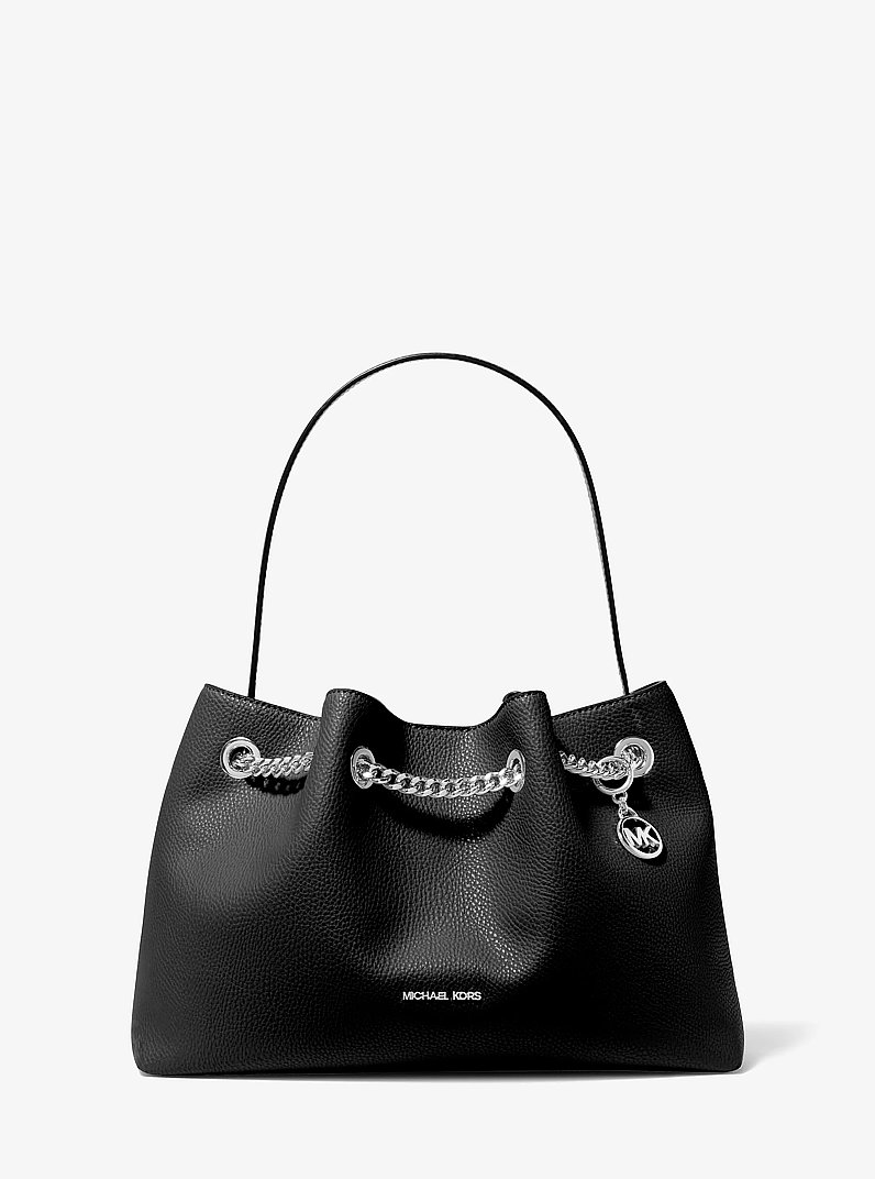 Grand sac &agrave; &eacute;paule Mina in NOIR | Michael Kors