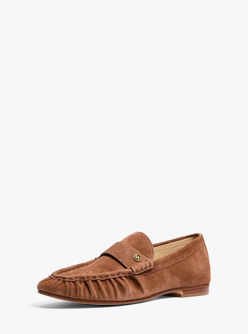 Jennings Suede Loafer  in LUGGAGE | Michael Kors