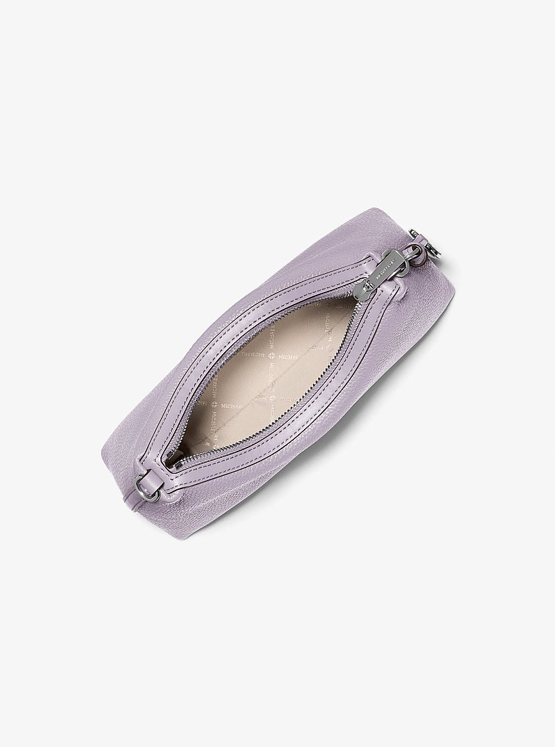 Petit sac &agrave; bandouli&egrave;re convertible Sammy en cuir grain&eacute; in LILAS | Michael Kors