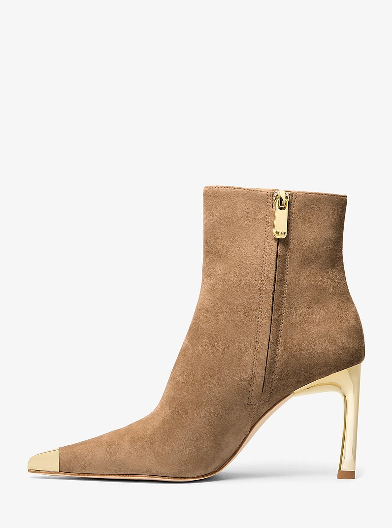 Kasia Suede Boot in HUSK | Michael Kors